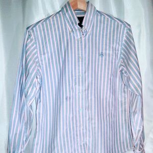 (Brooks Brothers) Blue and Pink striped shirt